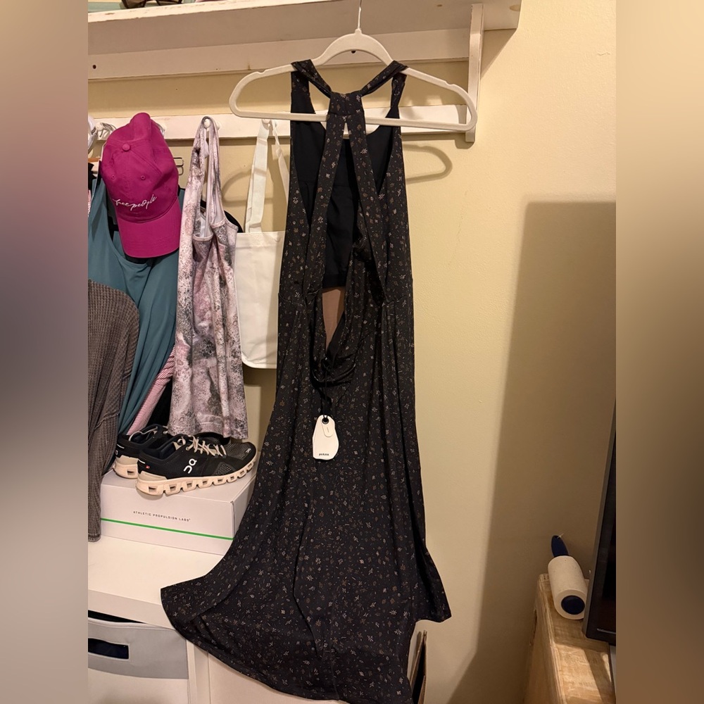 NWT💎Prana Jewel Lake Summer Dress XL Black Spring time built in Bra Retail $117 - Picture 5 of 5